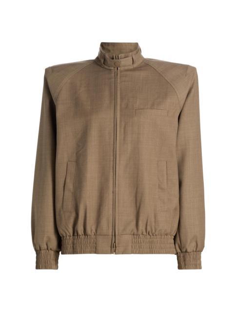RONNY KOBO Women's Fariah Crosshatch Jacket - Mink