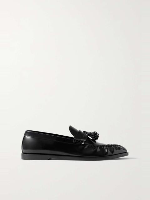 The Row Tasseled leather loafers