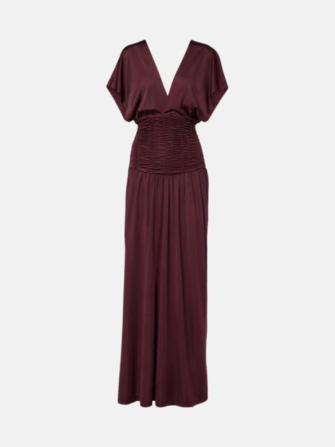 AYA MUSE Anara ruched maxi dress