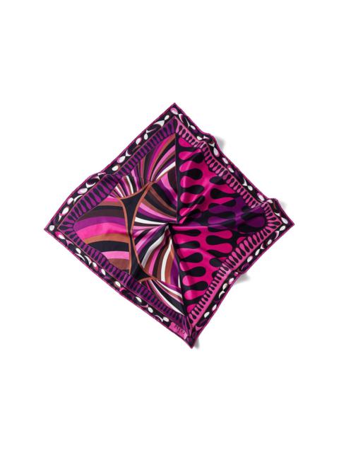 PUCCI large Iride Leocorno-print silk scarf