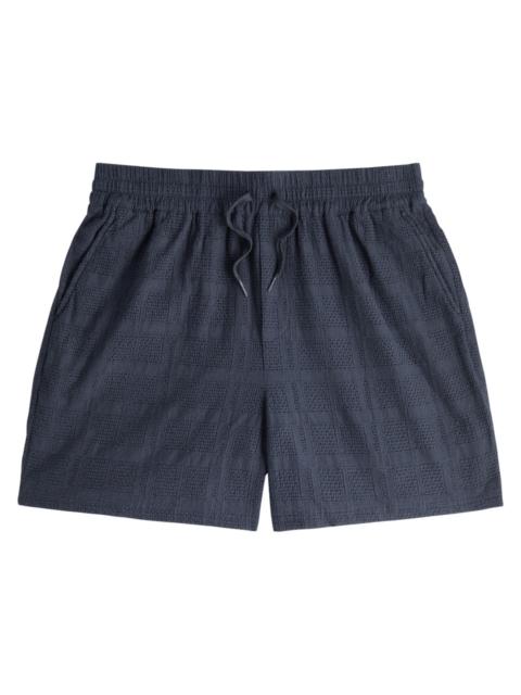 Les Deux Les Deux Charlie Embroidered Cotton Shorts