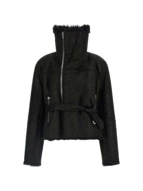Rick Owens cropped Flight jacket