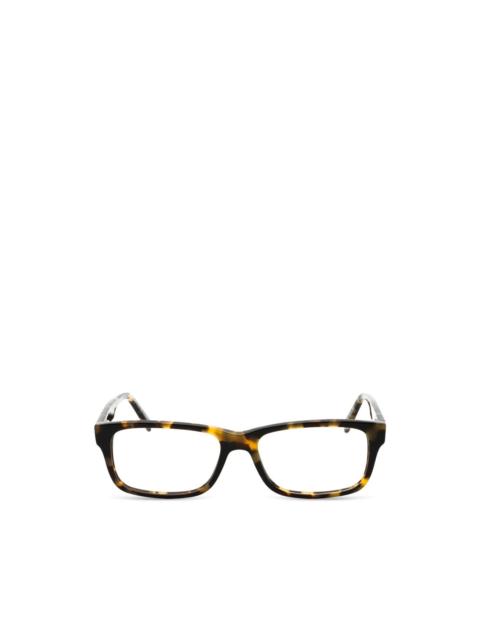 Timberland tortoiseshell-effect rectangle-frame glasses