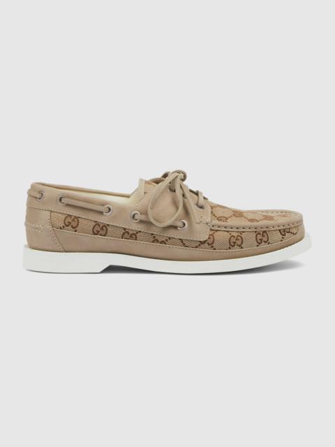 GUCCI Men's Original GG lace-up loafer