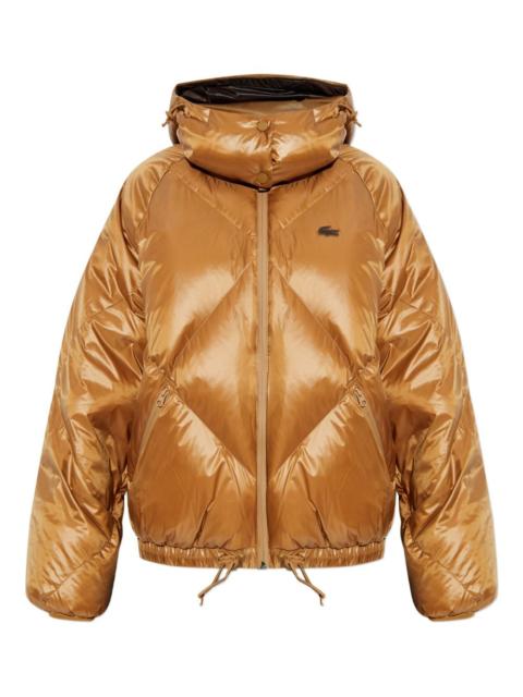 LACOSTE hooded quilted jacket