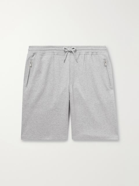 Brunello Cucinelli Straight-Leg Cotton-Blend Jersey Drawstring Shorts