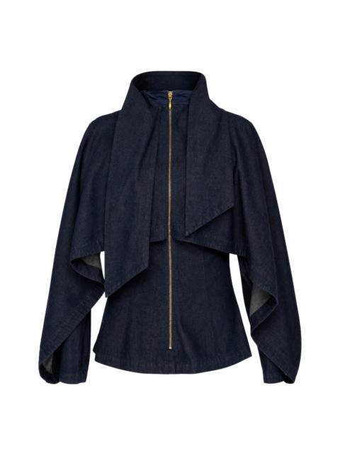 Zimmermann Draped Denim Jacket