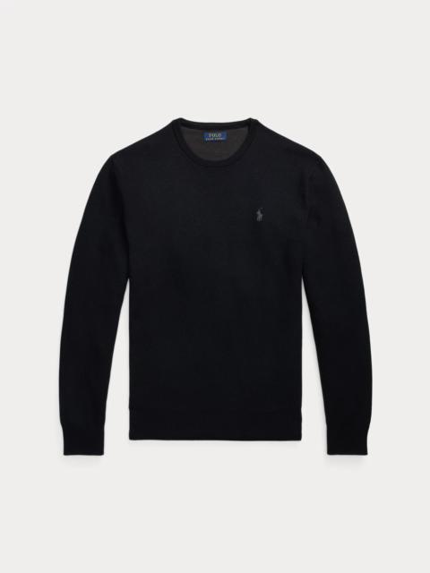Polo Ralph Lauren Mesh-Knit Cotton Crewneck Sweater