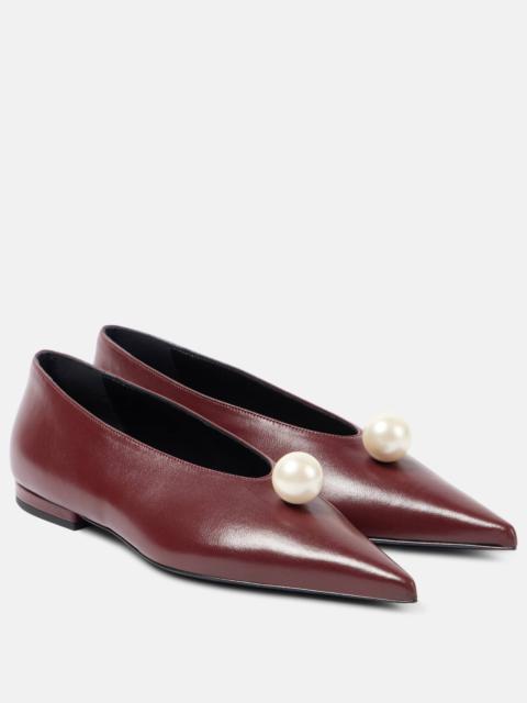 MAGDA BUTRYM Leather ballet flats