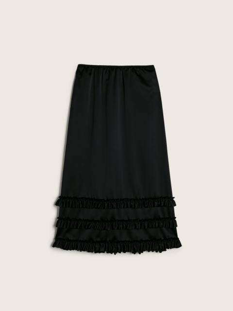 Simone Rocha Ruffle Frill Hem Easy Skirt