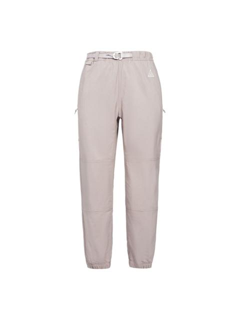 Nike Men's Nike ACG Solid Color Belt Breathable Casual Long Pants/Trousers Yellow CV0661-245