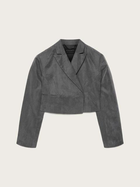 ALLSAINTS MARRLO DOUBLE BREASTED CROPPED BLAZER