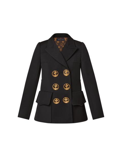 Louis Vuitton Oversized Anchor Button Jacket