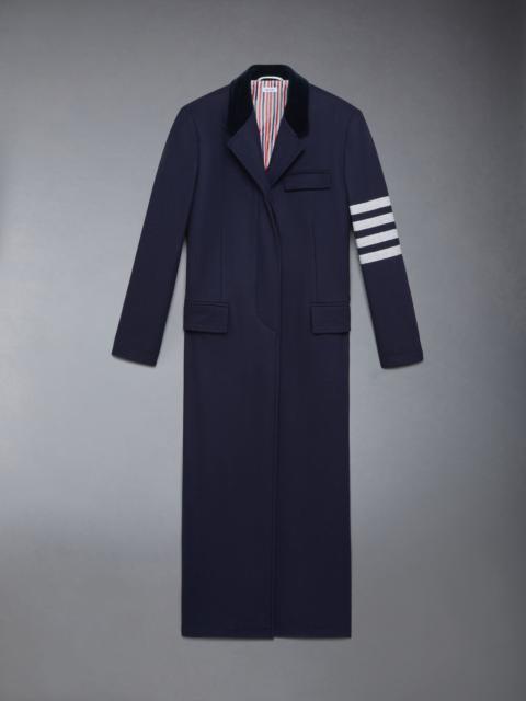 Thom Browne Melton Wool 4-Bar Chesterfield Overcoat