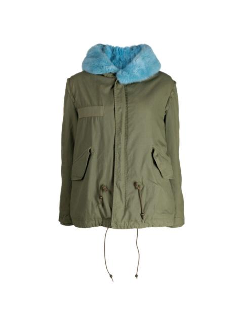 Mr & Mrs Italy cotton hooded parka coat