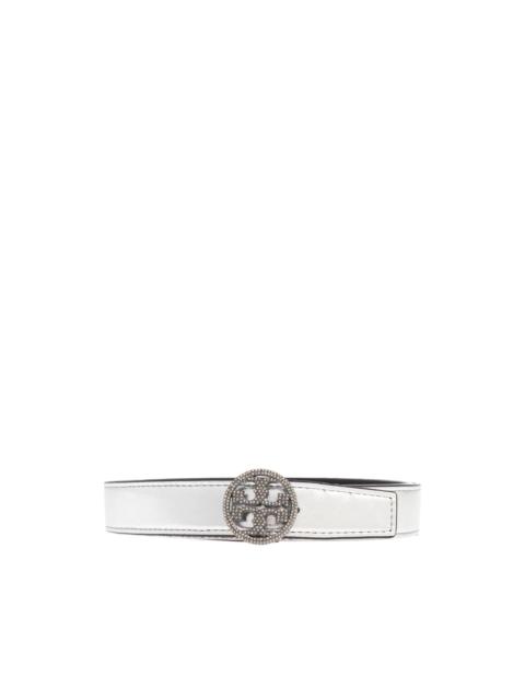 TORY BURCH Double T motif-embellished buckle belt