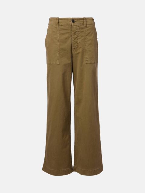 NILI LOTAN Leon cotton wide-leg pants