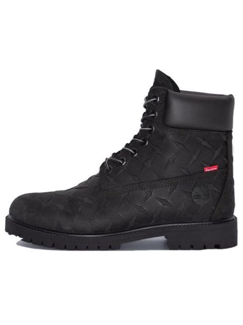Timberland Timberland x Supreme Heritage Lace Up 6 Inch Boots 'Black Nubuck' A6DE1-001