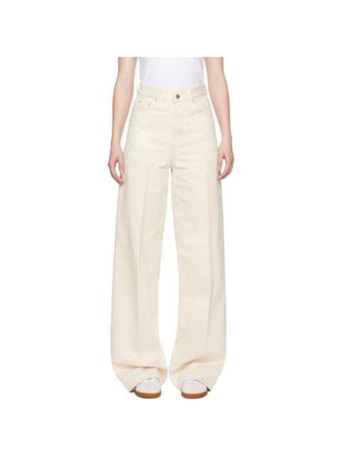 Off-White Wide-Leg Jeans