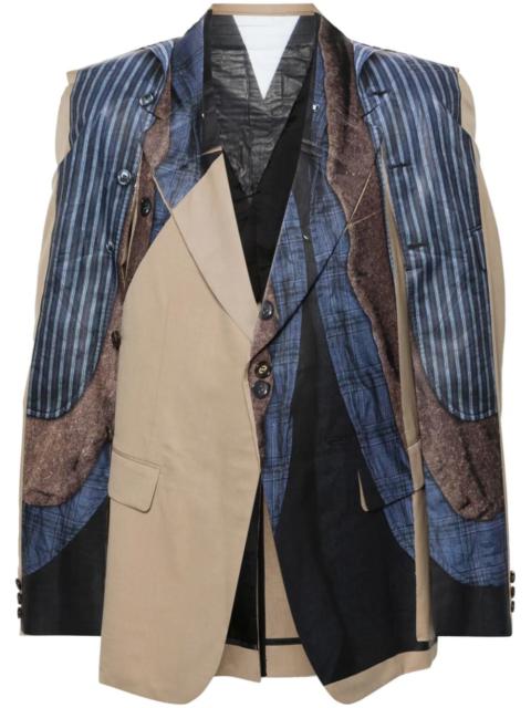 Comme des Garçons Homme Plus TROM를 가진 SLEEVELESS BLAZER