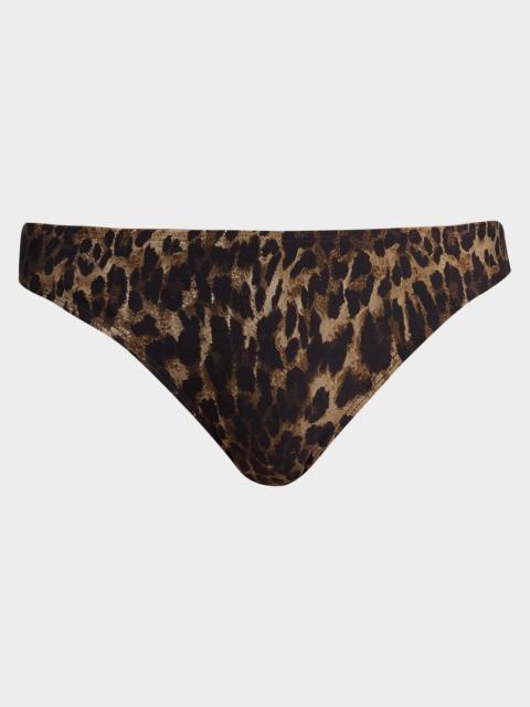 NILI LOTAN Striped Bikini Bottoms