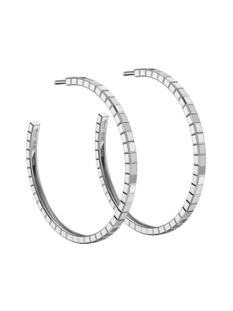 Chopard Women's Ice Cube 18K White Gold Hoop Earrings - White Gold
