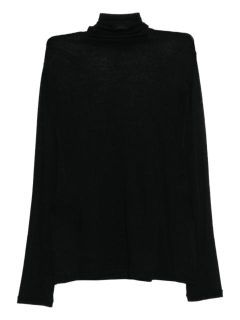 Yohji Yamamoto roll-neck T-shirt