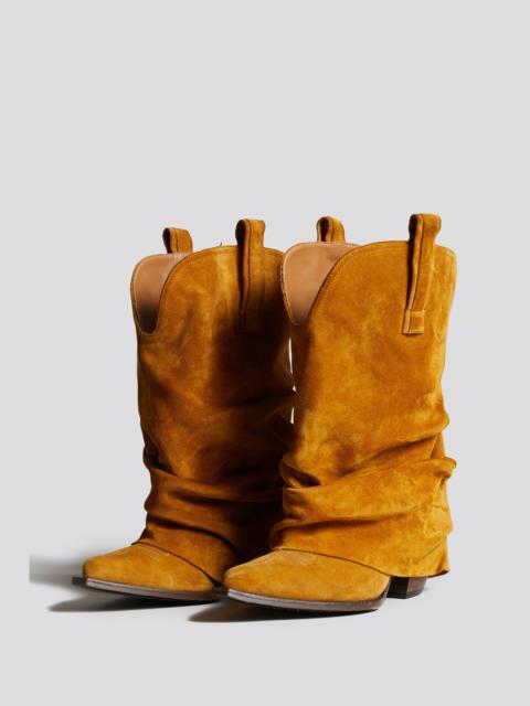 R13 LOW RIDER COWBOY BOOT - LIGHT BROWN