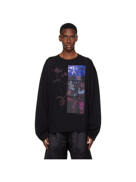 Dries Van Noten Black Printed T-shirt