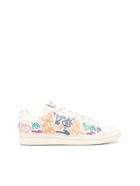 Stan Smith Pride embroidered sneakers