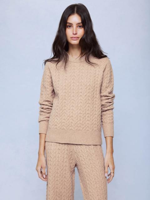 Splendid Bark Cable Knit Pullover and Pant PJ Set