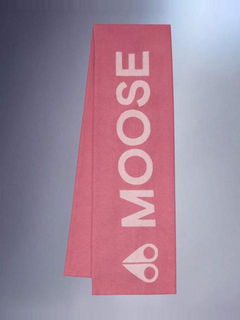 MOOSE KNUCKLES LOGO SCARF