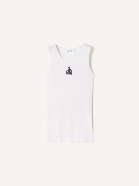 Lanvin MOTHER AND DAUGHTER RIBBED TANK TOP