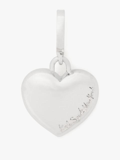 kate spade One In A Million Metal Heart Charm