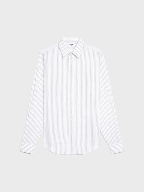 CELINE CLASSIC STRIPED POPLIN SHIRT