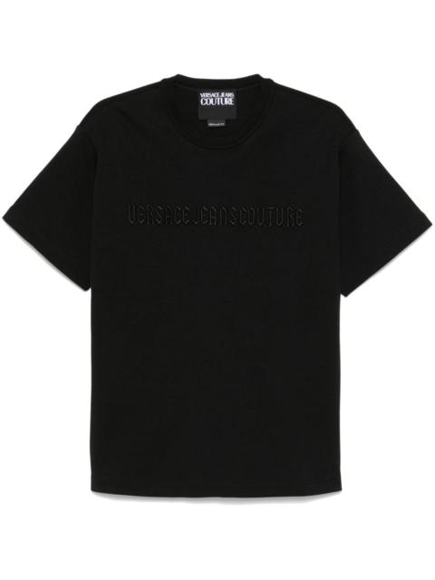 VERSACE JEANS COUTURE embroidered-logo T-shirt