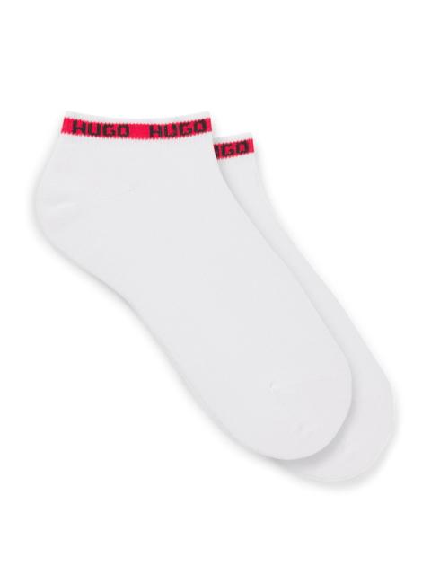 HUGO TWO-PACK OF ANKLE-LENGTH SOCKS WITH LOGOS