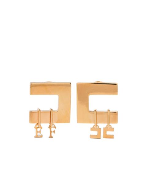 ELISABETTA FRANCHI square-frame earrings