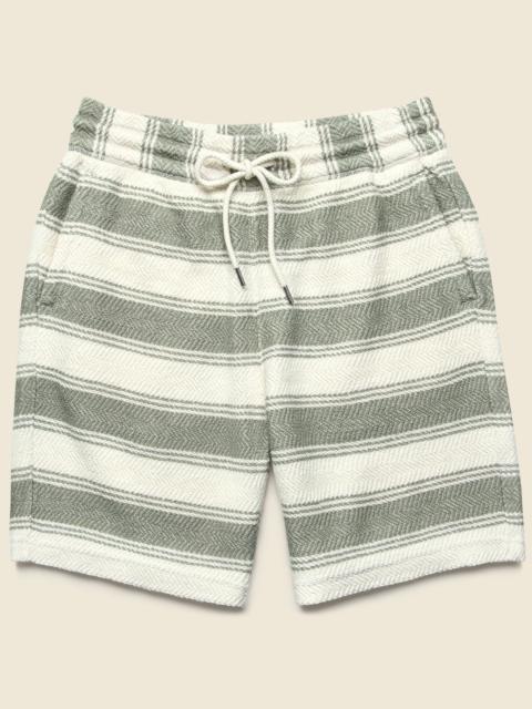 FAHERTY 8" Whitewater Sweatshorts - Shell Point Stripe