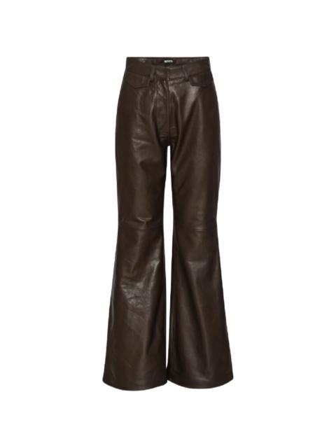 ROTATE leather trousers