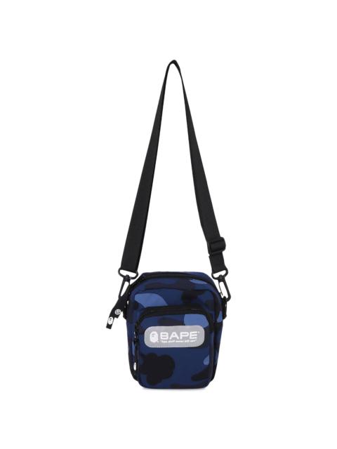 A BATHING APE® BAPE Color Camo Mini Shoulder Bag 'Navy'