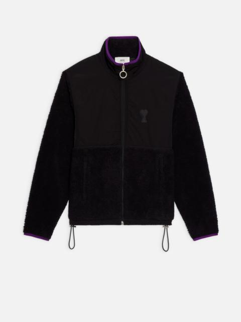 AMI Paris Ami De Cœur Sherpa Zipped Jacket