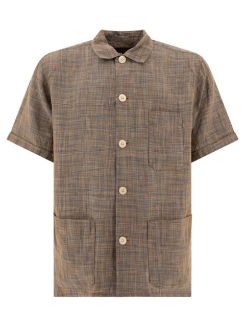 Multipocket Shirt Shirts Brown