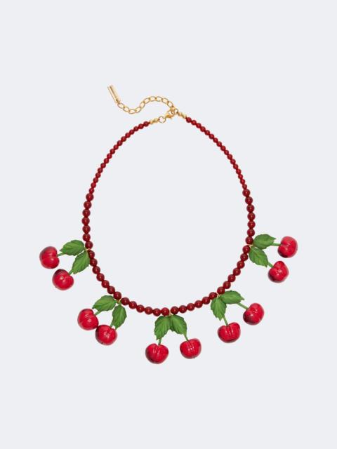 Jennifer Behr Maraschino beaded necklace