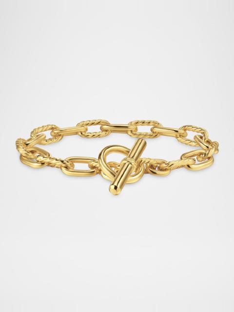 DAVID YURMAN Madison Bracelet with Toggle in 18K Gold, 8.5mm