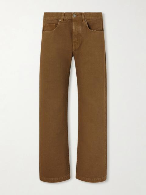 massimo alba Oceano Straight-Leg Cotton Trousers