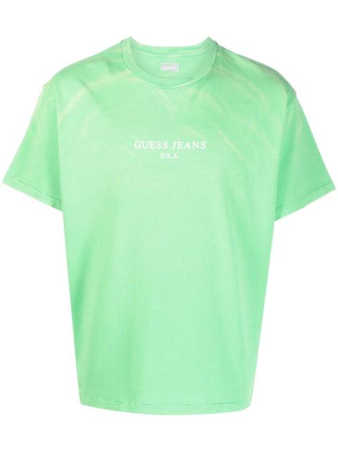 GUESS USA logo-print short-sleeve cotton T-shirt