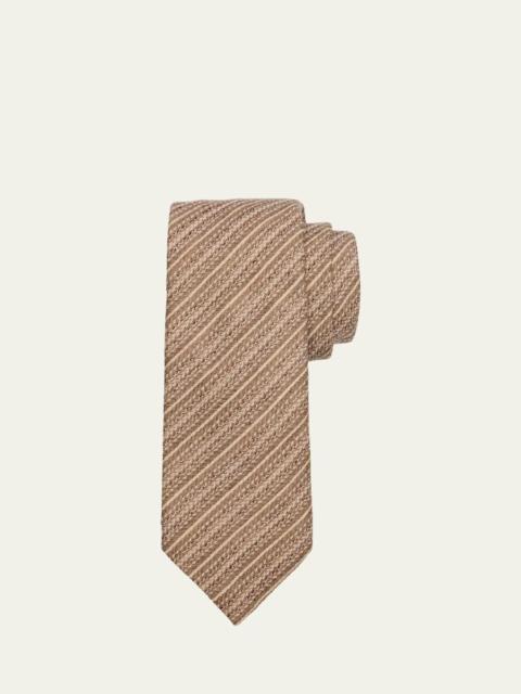 ZEGNA Men's Wool Jacquard Tie