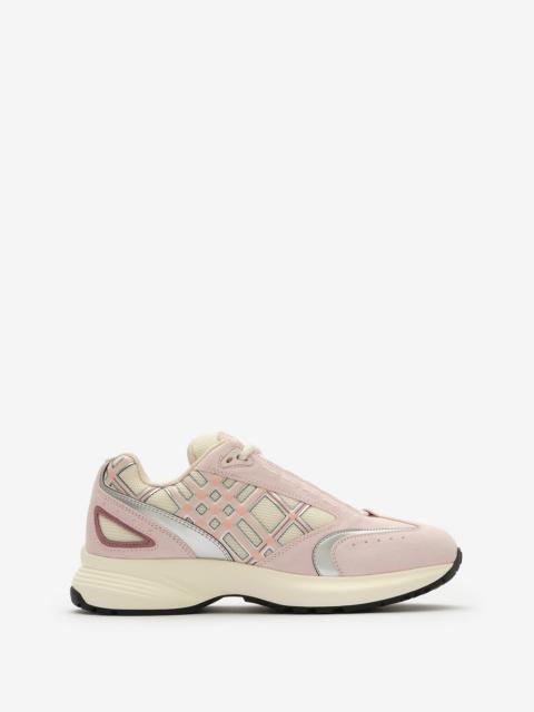 Burberry Nylon, Suede and Leather Eclipse Sneakers