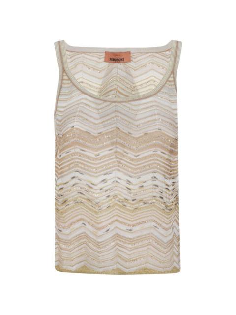 Missoni zigzag tank top